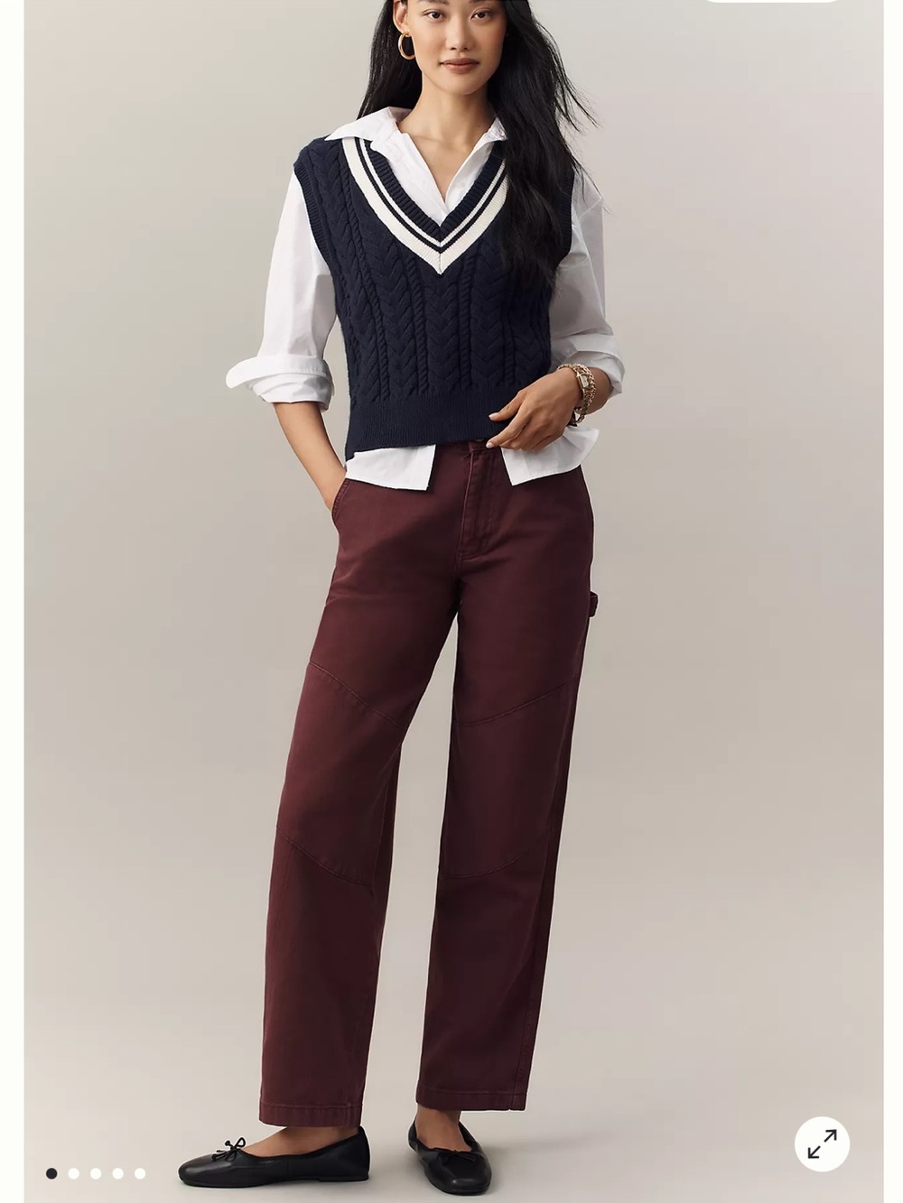 Damson Madder - Drew Burgundy Jeans